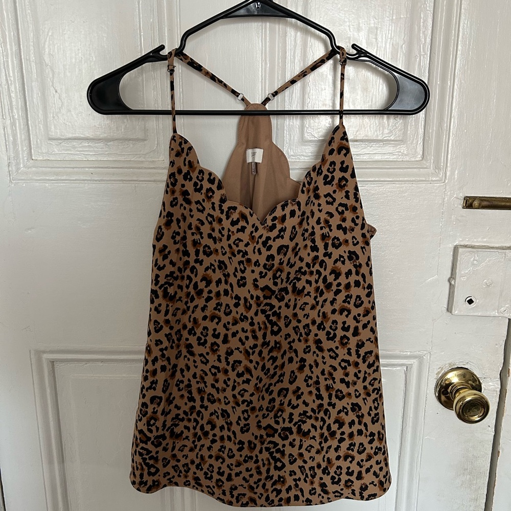 J. Crew Tan Leopard Print Cami